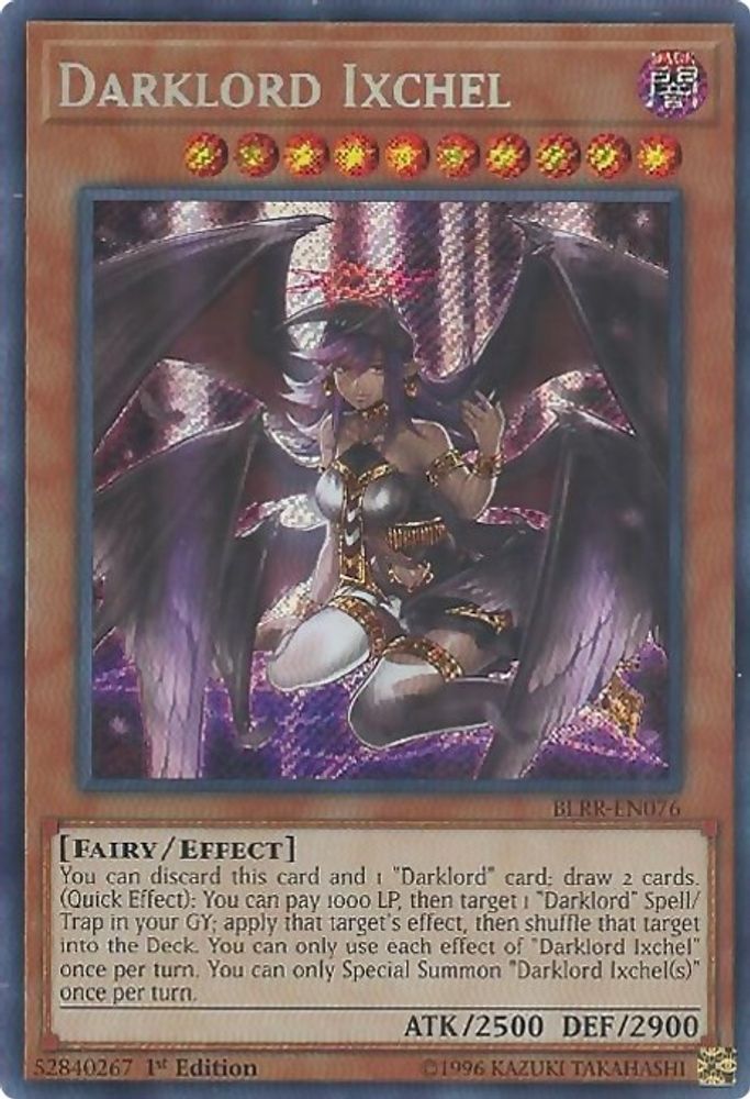 Seigneur des Ténèbres Ixchel [BLRR-EN076] Secret Rare 