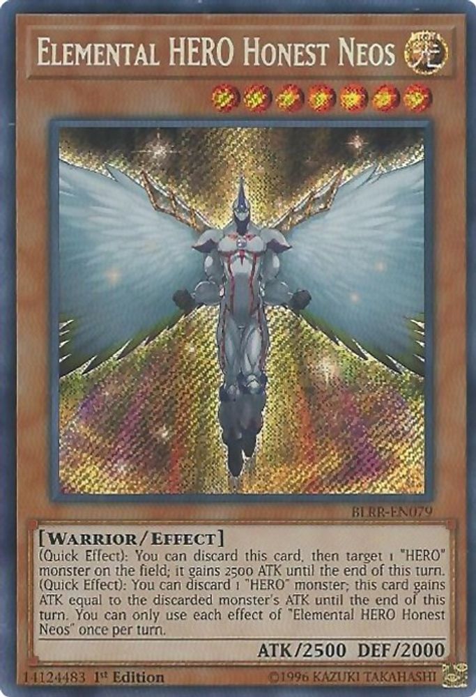 Elemental HERO Honest Neos (BLRR-EN079) - Secret Rare
