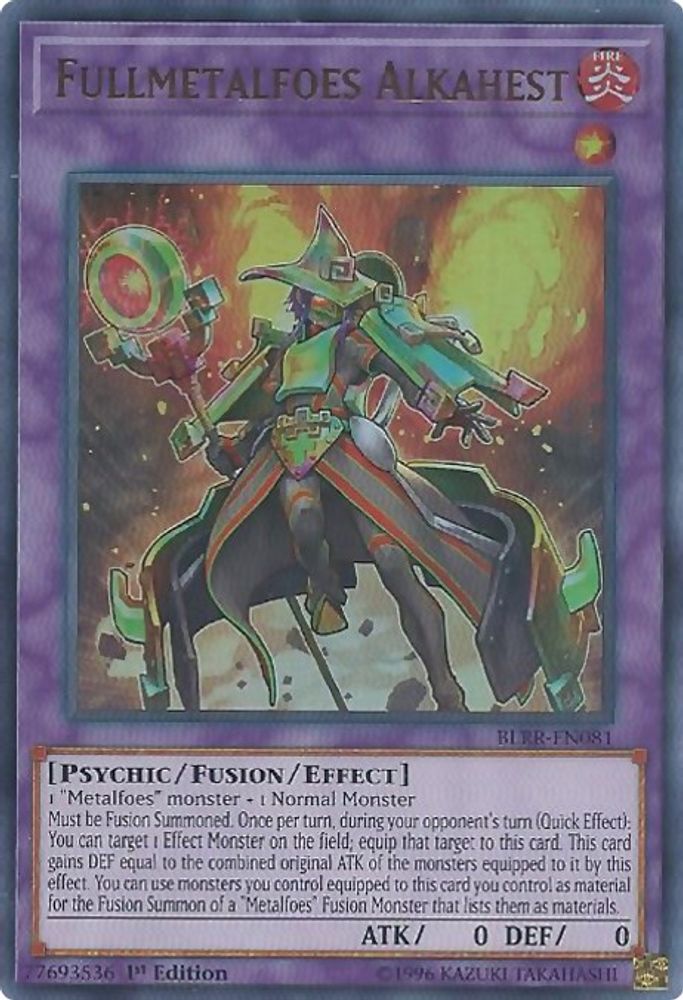 Fullmetalfoes Alkahest (BLRR-EN081) - Ultra Rare