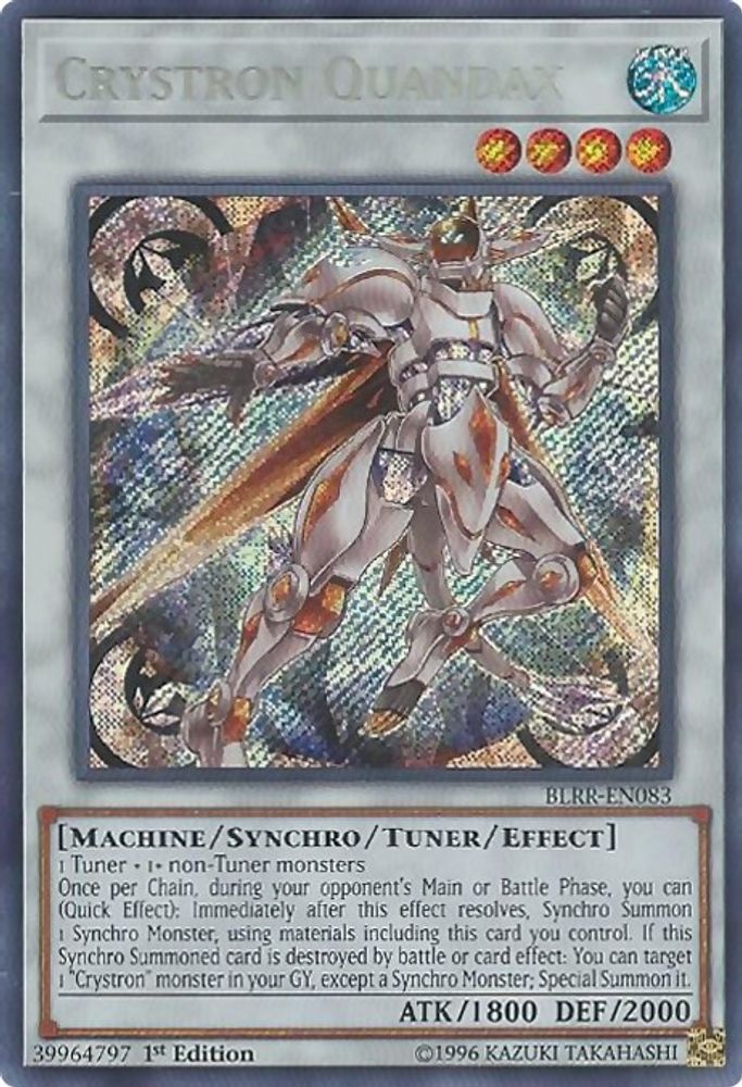Crystron Quandax (BLRR-EN083) - Secret Rare