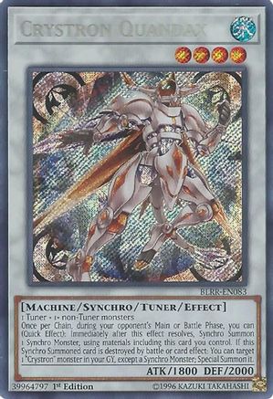 Crystron Quandax [BLRR-EN083] Secret Rare 