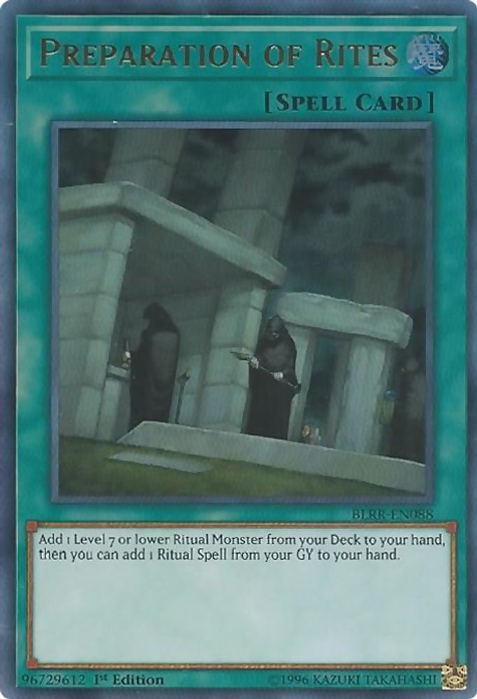 Préparation des Rites [BLRR-EN088] Ultra Rare 