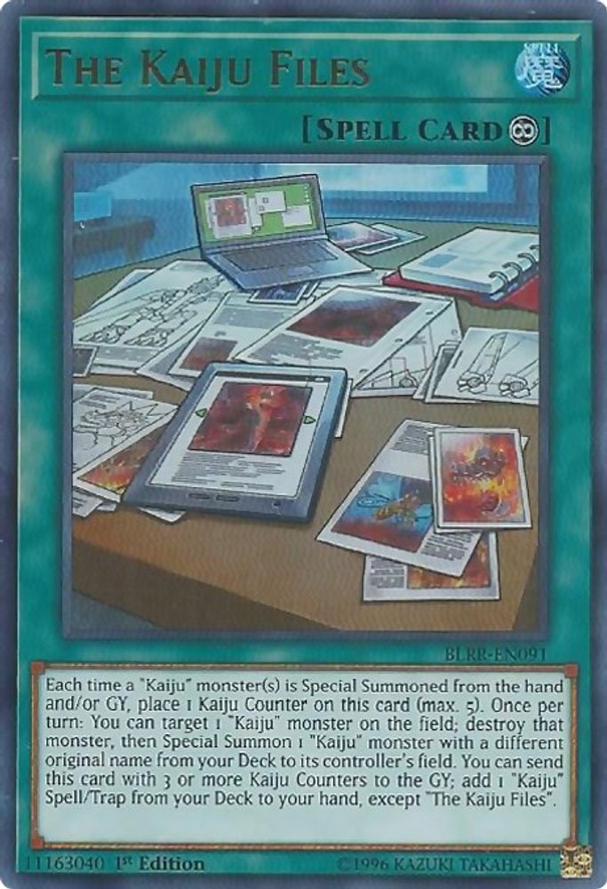 The Kaiju Files (BLRR-EN091) - Ultra Rare