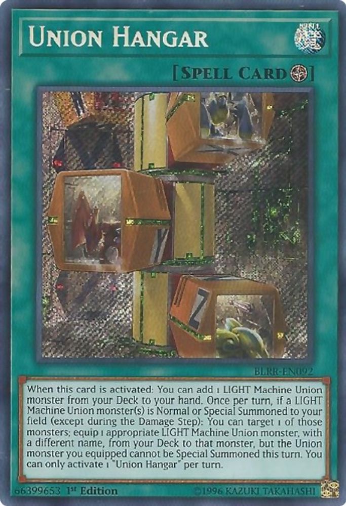 Union Hangar (BLRR-EN092) - Secret Rare