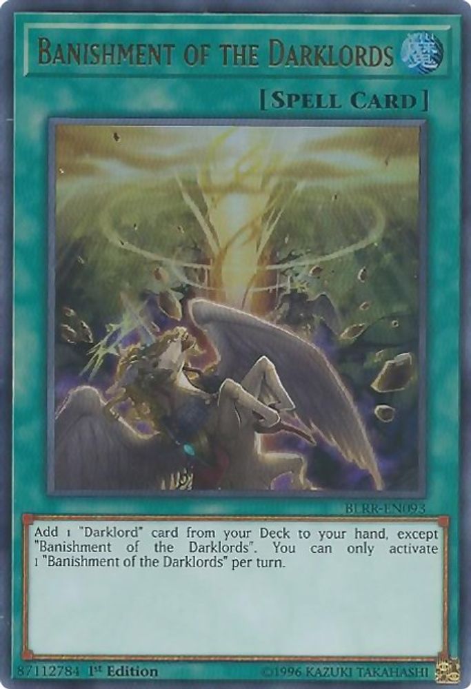 Banishment of the Darklords (BLRR-EN093) - Ultra Rare