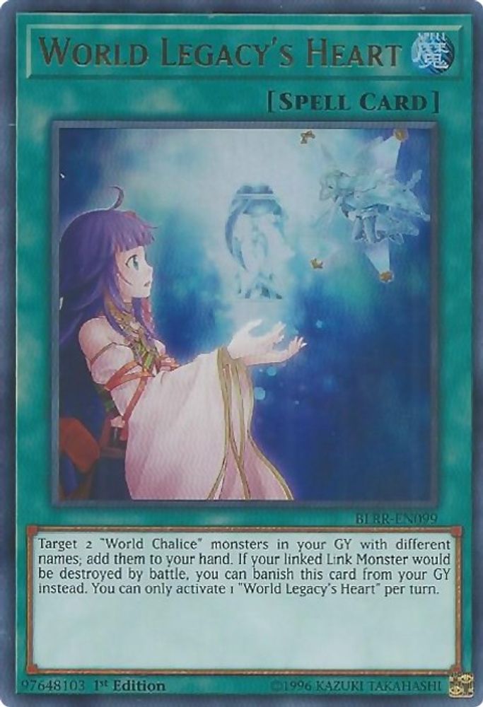World Legacy's Heart (BLRR-EN099) - Ultra Rare