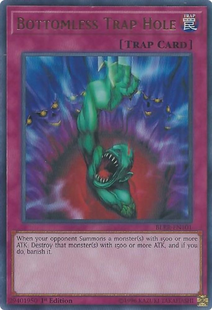 Bottomless Trap Hole (BLRR-EN101) - Ultra Rare