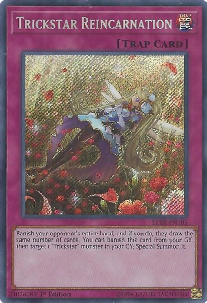 Trickstar Reincarnation (BLRR-EN105) - Secret Rare