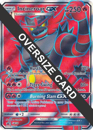 Incineroar GX (SM38) (carte Jumbo) [Soleil et Lune : Black Star Promos] 