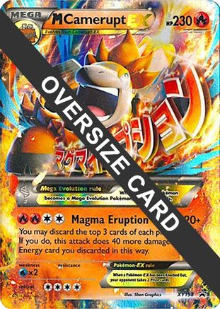 M Camerupt EX (XY198) (carte Jumbo) [XY : Black Star Promos] 