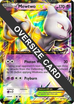 Mewtwo EX (XY183) (carte géante) [XY : Black Star Promos] 