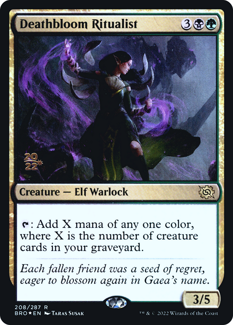 Deathbloom Ritualist [Promotions avant-première de The Brothers' War] 