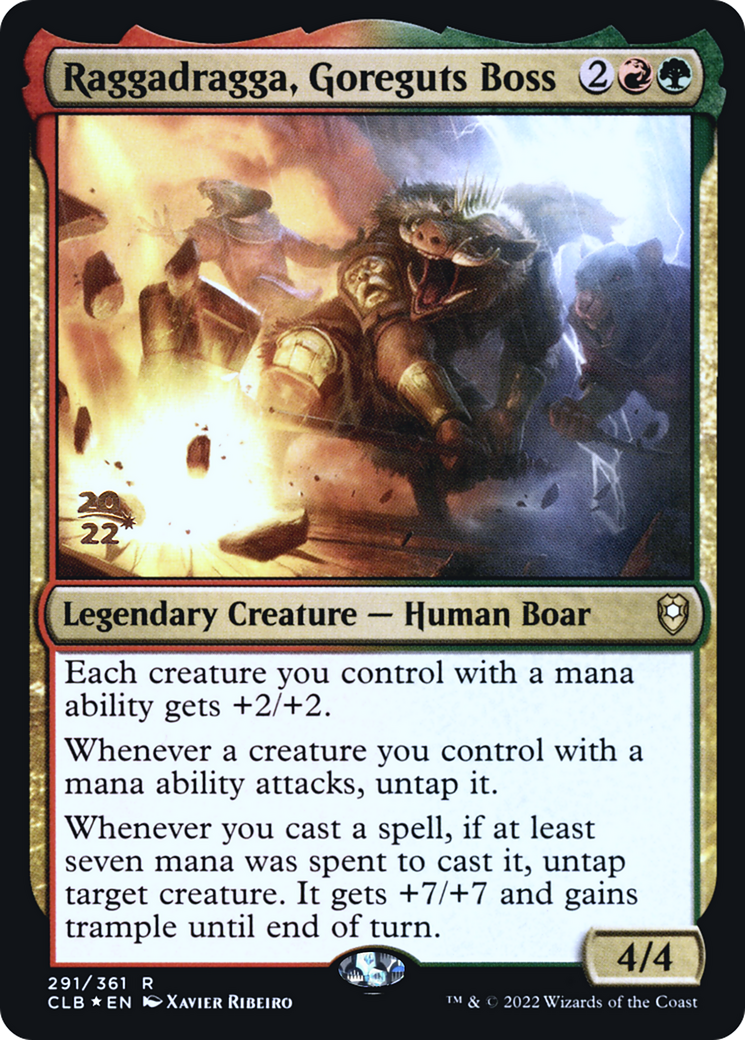 Raggadragga, Goreguts Boss [Promotions avant-première de Commander Legends: Battle for Baldur's Gate] 