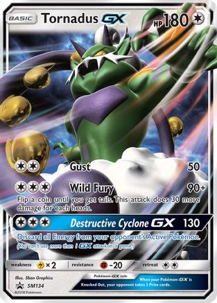 Tornadus GX - SM134  - Holofoil - Promo