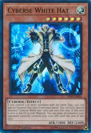 Cyberse White Hat [YS18-EN004] Ultra Rare