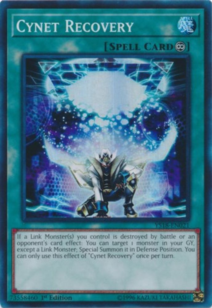 Récupération Cynet [YS18-EN021] Super Rare 