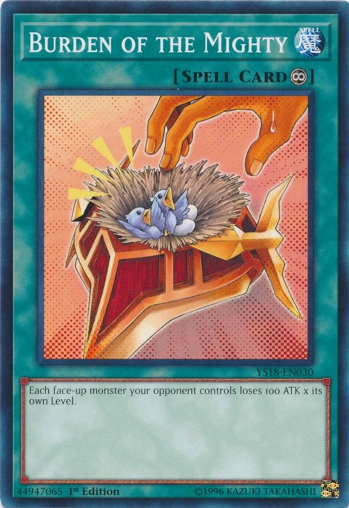 Burden of the Mighty (YS18-EN030) - Common