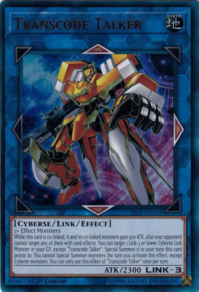 Transcode Talker (YS18-EN041) - Ultra Rare