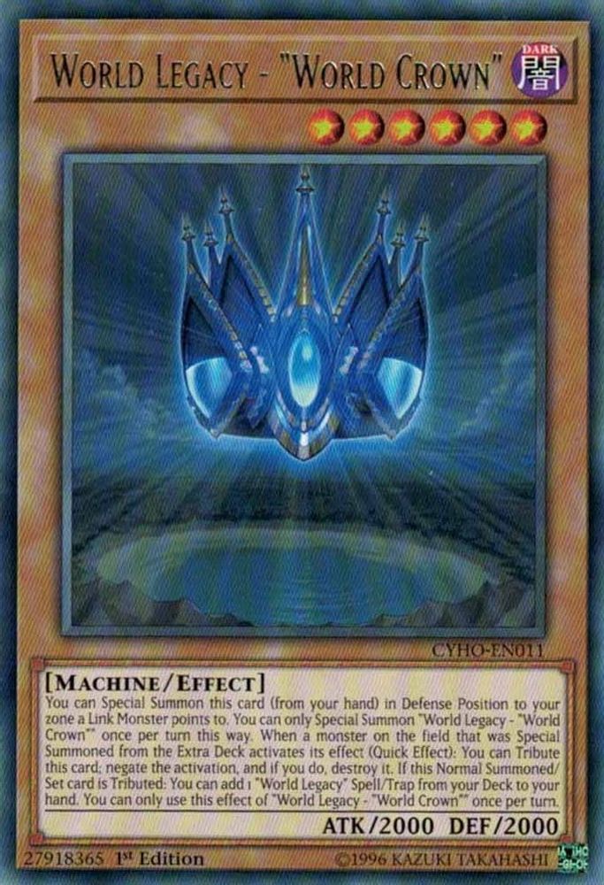 World Legacy - "World Crown" (CYHO-EN011) - Rare