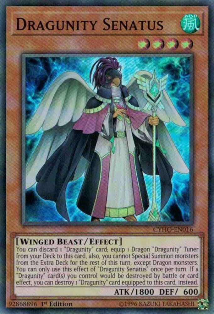 Dragunity Senatus (CYHO-EN016) - Super Rare