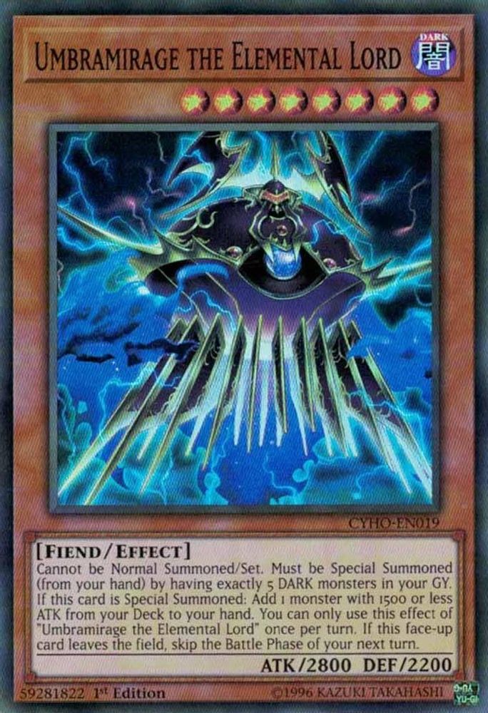 Umbramirage the Elemental Lord (CYHO-EN019) - Super Rare