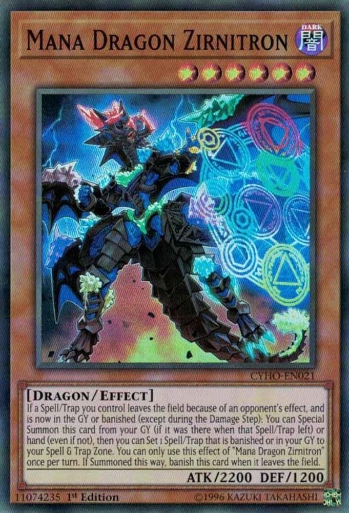 Mana Dragon Zirnitron [CYHO-EN021] Super Rare 