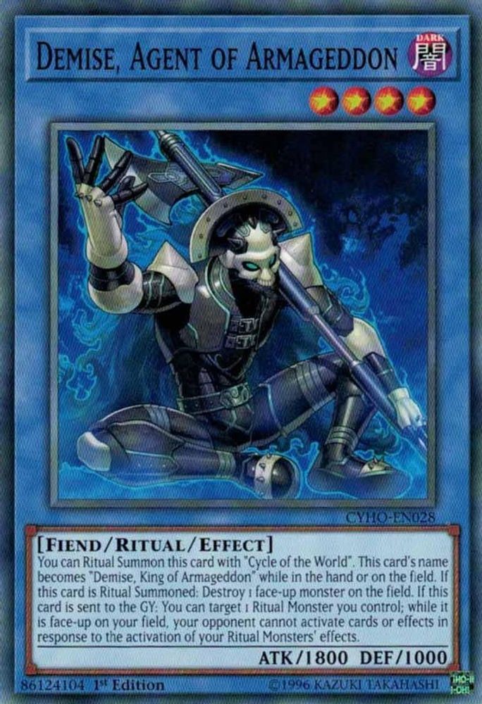 Demise, Agent of Armageddon (CYHO-EN028) - Common