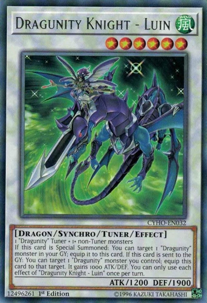 Dragunity Knight - Luin (CYHO-EN032) - Rare