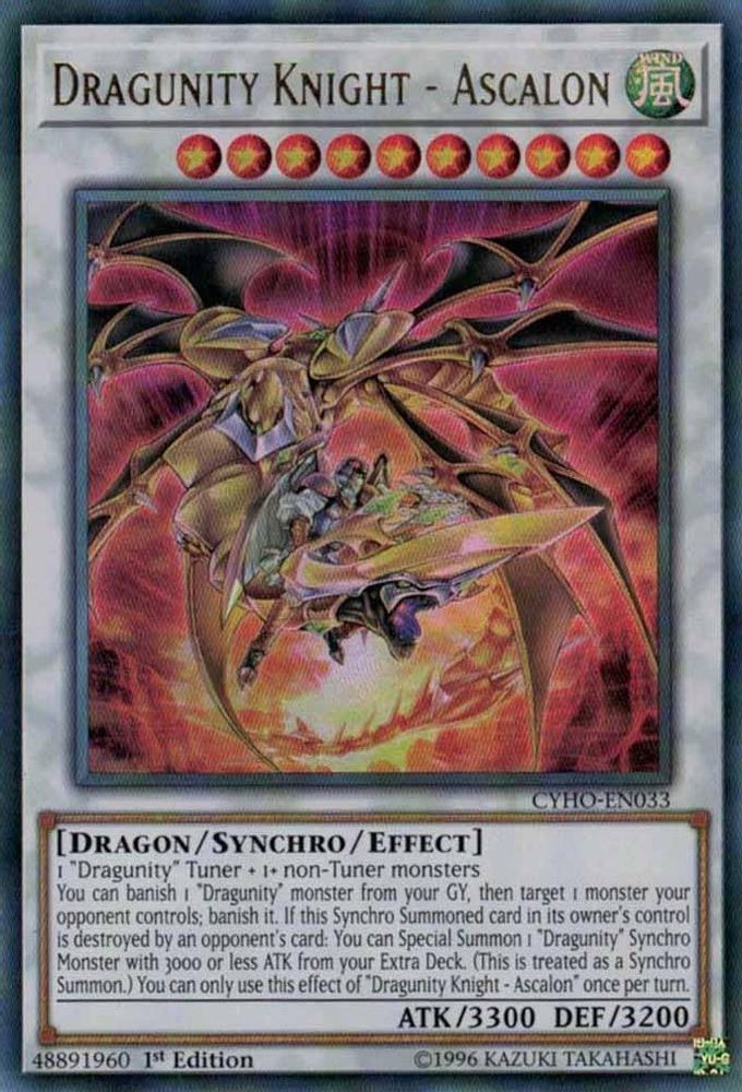 Dragunity Knight - Ascalon (CYHO-EN033) - Ultra Rare