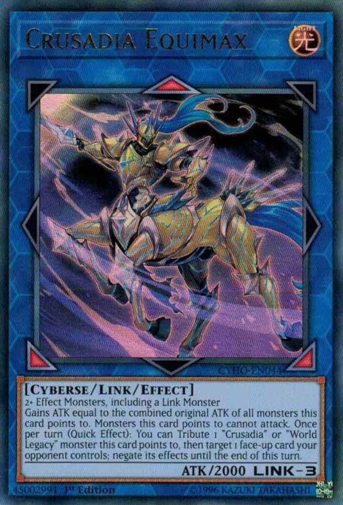 Crusadia Equimax (CYHO-EN044) - Ultra Rare
