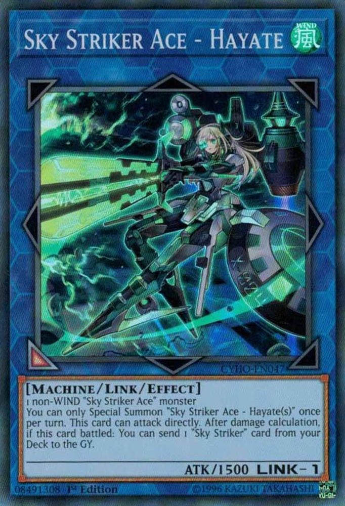 Sky Striker Ace - Hayate (CYHO-EN047) - Super Rare