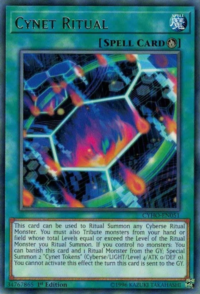 Cynet Ritual (CYHO-EN051) - Rare