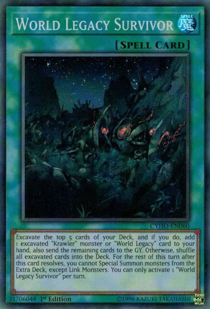 World Legacy Survivor (CYHO-EN060) - Super Rare