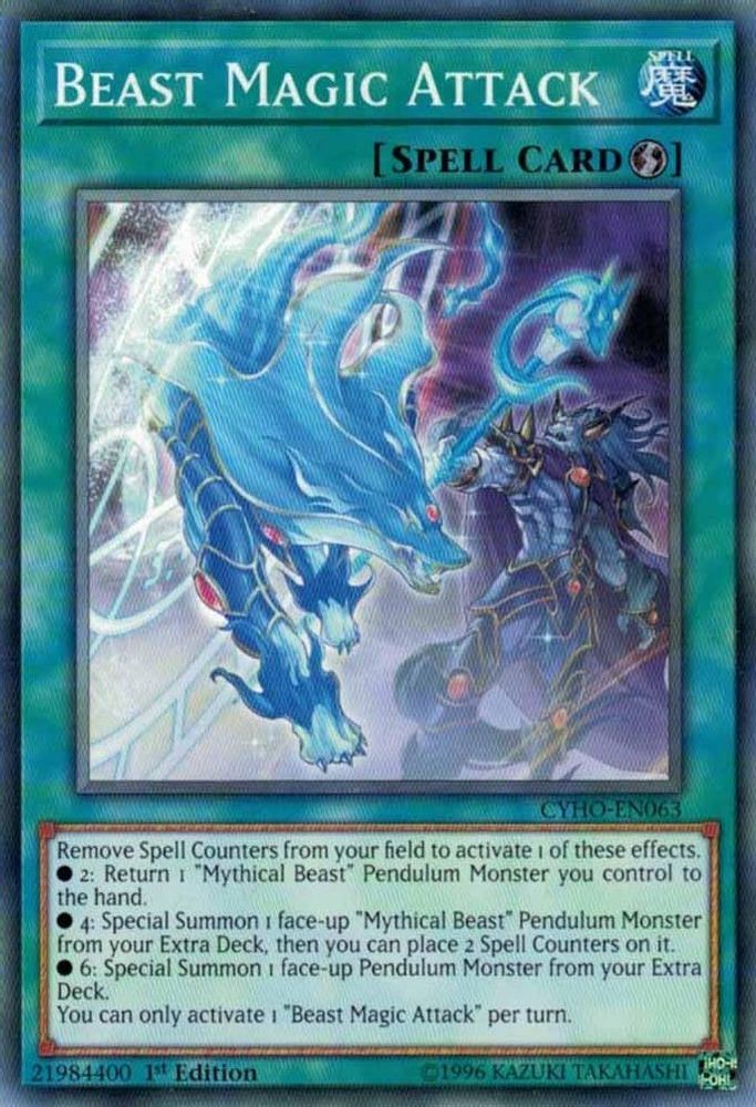 Beast Magic Attack (CYHO-EN063) - Common