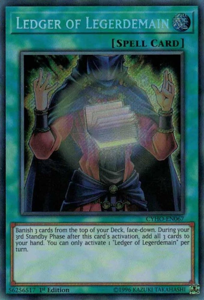 Grand livre de Legerdemain [CYHO-EN067] Secret Rare 