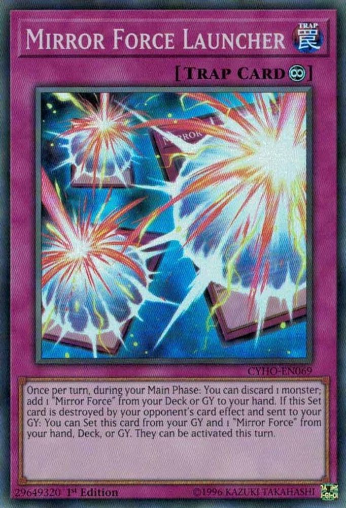 Lanceur Mirror Force [CYHO-EN069] Super Rare 