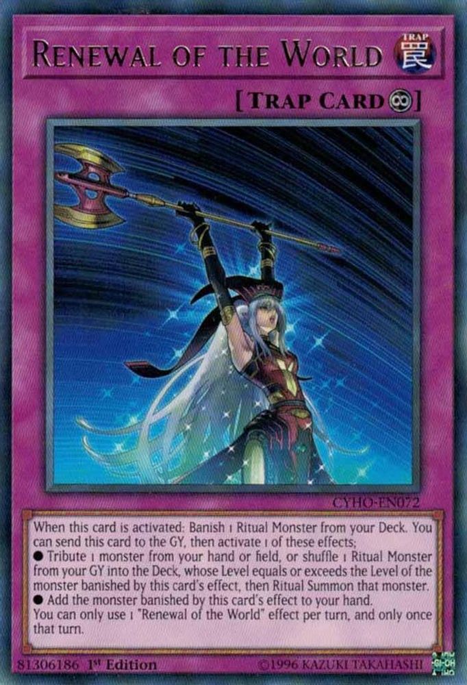 Renewal of the World (CYHO-EN072) - Rare