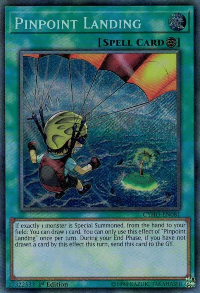 Pinpoint Landing (CYHO-EN081) - Secret Rare