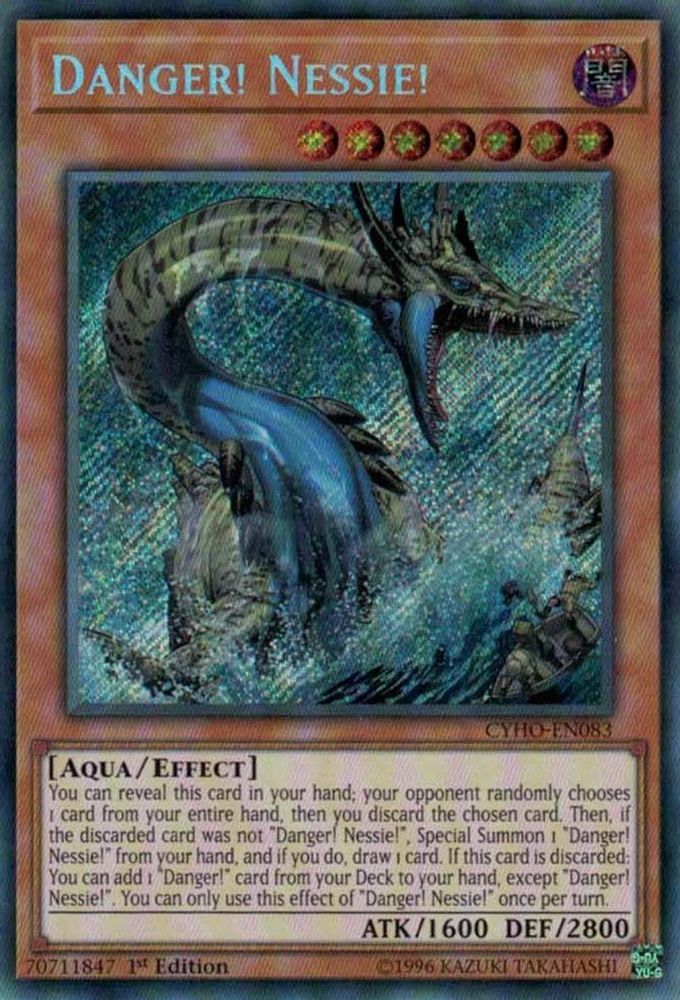Danger! Nessie ! [CYHO-EN083] Secret Rare 