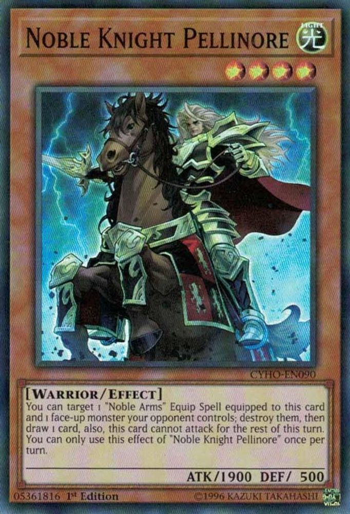 Noble Knight Pellinore (CYHO-EN090) - Super Rare