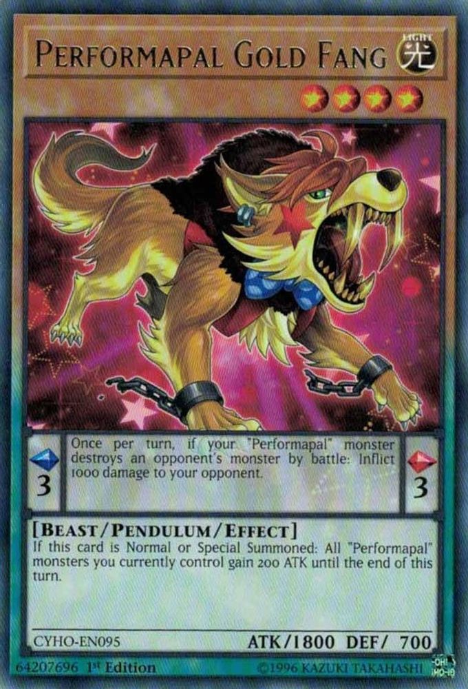 Performapal Gold Fang (CYHO-EN095) - Rare