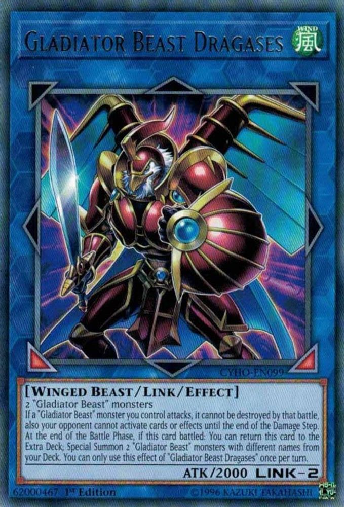 Gladiator Beast Dragases (CYHO-EN099) - Rare