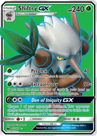 Shiftry GX (Full Art)  - Holofoil - Ultra Rare