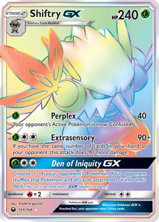 Shiftry GX (Secret)  - Holofoil - Secret Rare