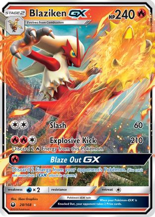 Blaziken GX 028/168  - Holofoil - Ultra Rare