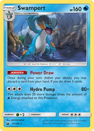 Swampert 035  - Rare