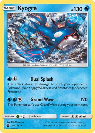 Kyogre 046  - Holofoil - Holo Rare