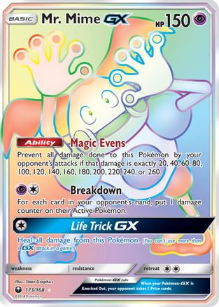 M. Mime GX (173/168) [Soleil et Lune : Tempête céleste] 