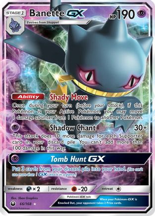 Banette GX 066/168  - Holofoil - Ultra Rare