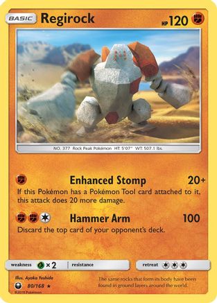 Regirock 080  - Rare